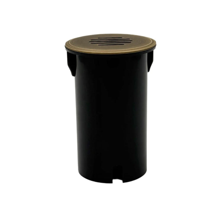 Outdoor Landscape Lighting LED 12V Low Voltage UNBP02 Stelvio Cast Brass In-Ground Well Light Low Voltage Landscape Lighting