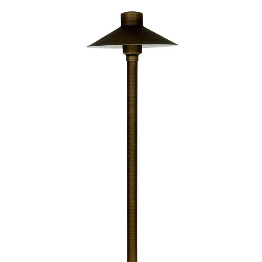 Outdoor Landscape Lighting LED 12V Low Voltage BPLP08 Tulay BH 18" Antique Brass Path Light Low Voltage Landscape Lighting