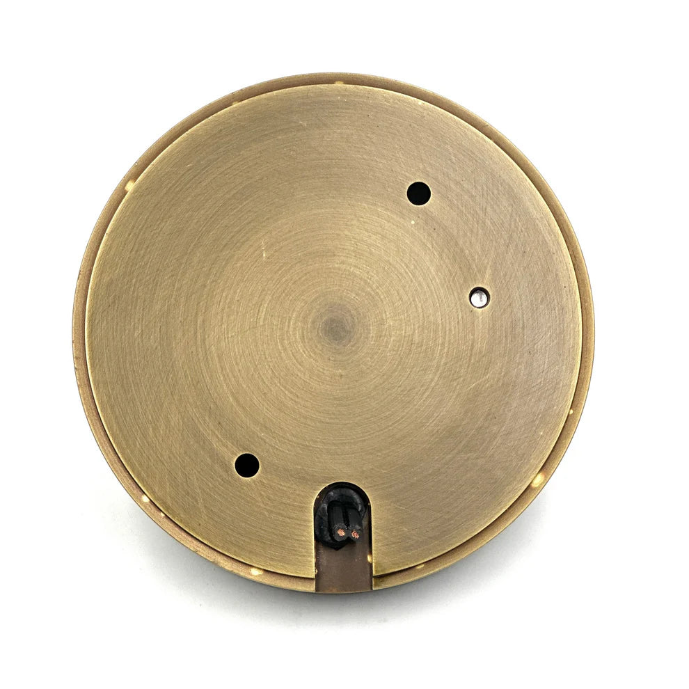 Outdoor Landscape Lighting LED 12V Low Voltage STBP06 Rein Cast Brass Round Half Moon Step Deck Light Low Voltage Outdoor Landscape Lighting