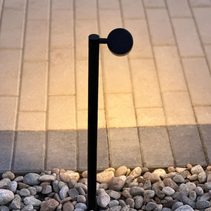 Outdoor Landscape Lighting LED 12V Low Voltage BPLP05 Rondo Brass Adjustable Path Light Low Voltage Outdoor Lighting