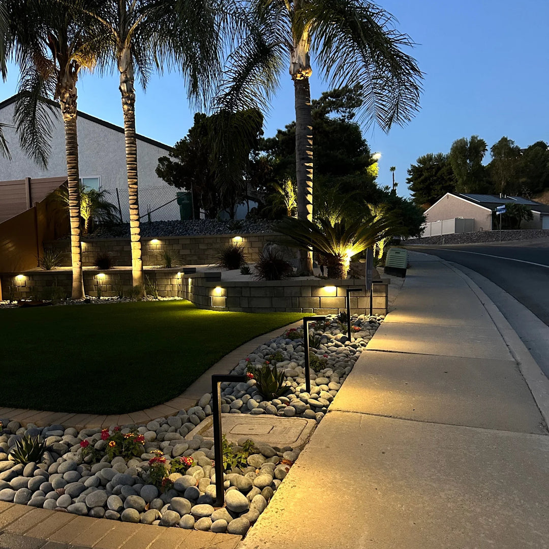 Outdoor Landscape Lighting LED 12V Low Voltage BPLP03 Aspen Brass Path Light Low Voltage Outdoor Lighting