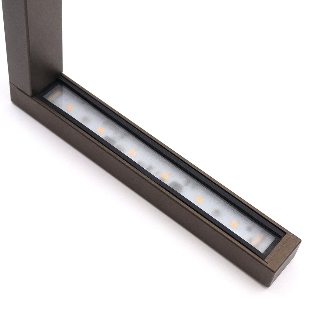 Outdoor Landscape Lighting LED 12V Low Voltage IPL02A Aluminum Adjustable 1/2/3W 2700K Integrated LED Path Light Brown Finish Low Voltage Landscape Lighting