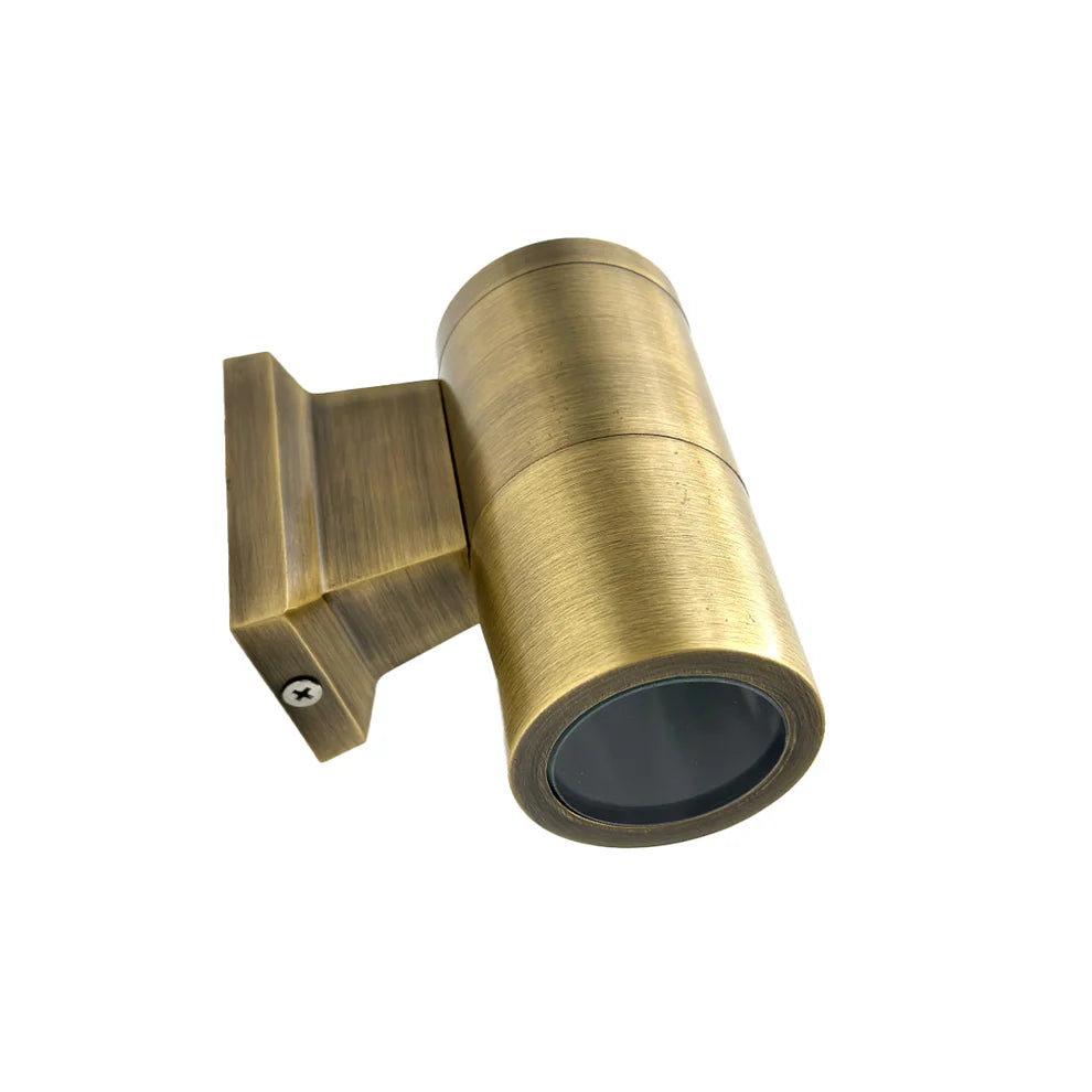 Outdoor Landscape Lighting LED 12V Low Voltage SCSP04 Teide Sconce Brass Finish Down Light Low Voltage Outdoor Lighting