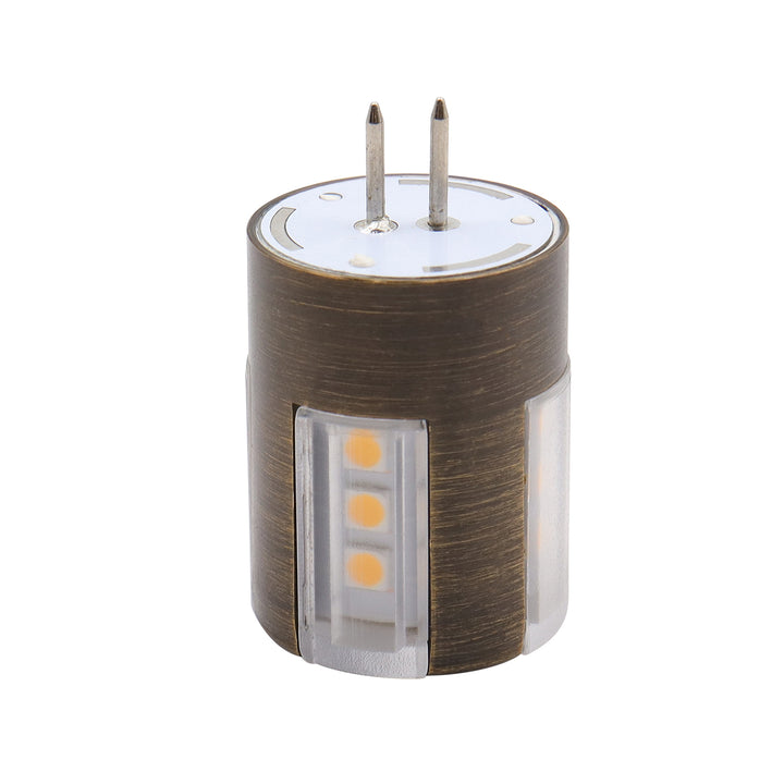 Outdoor Landscape Lighting LED 12V Low Voltage G4 2W/3W/4W 2700K/3000K Brass Bi Pin LED 12V Bulb Energy Efficient Light IP65 Waterproof (LL4B)