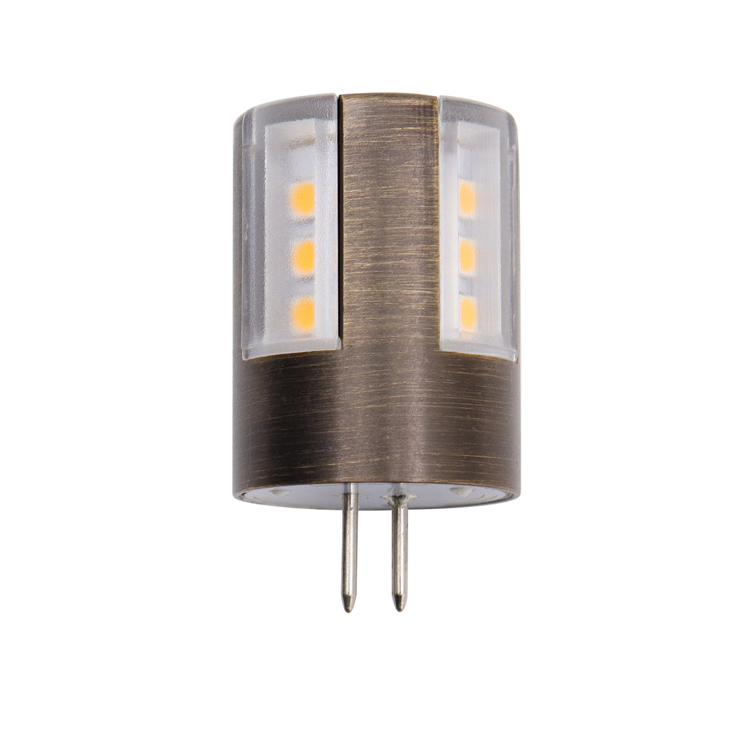 Outdoor Landscape Lighting LED 12V Low Voltage G4 2W/3W/4W 2700K/3000K Brass Bi Pin LED 12V Bulb Energy Efficient Light IP65 Waterproof (LL4B)