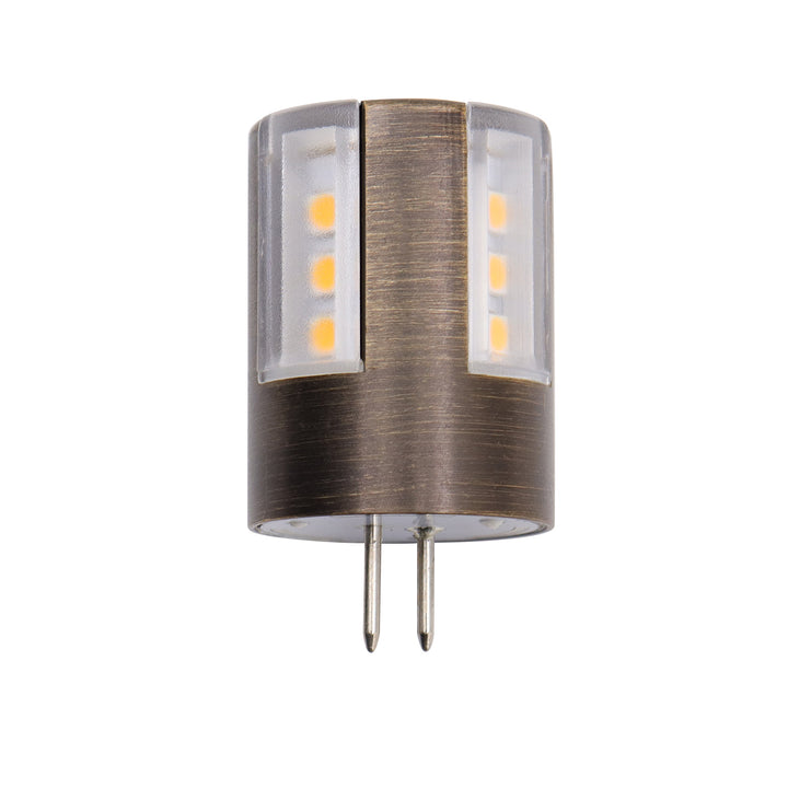 Outdoor Landscape Lighting LED 12V Low Voltage G4 2W/3W/4W 2700K/3000K Brass Bi Pin LED 12V Bulb Energy Efficient Light IP65 Waterproof (LL4B)