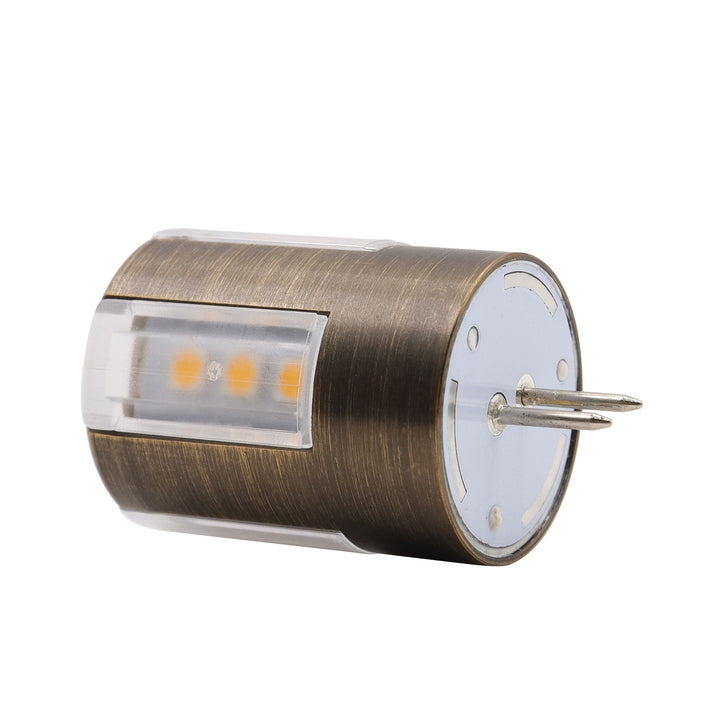 Outdoor Landscape Lighting LED 12V Low Voltage G4 2W/3W/4W 2700K/3000K Brass Bi Pin LED 12V Bulb Energy Efficient Light IP65 Waterproof (LL4B)