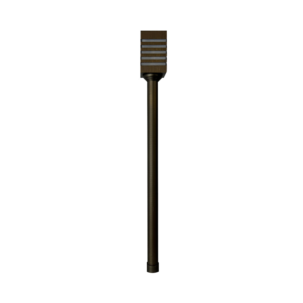 Outdoor Landscape Lighting LED 12V Low Voltage PLB24 4x/8x/12x Package Cast Brass Path and Area Light LED 12V Low Voltage Pathway Outdoor Lighting Landscape Fixture with G4 3W 3000K Bulb