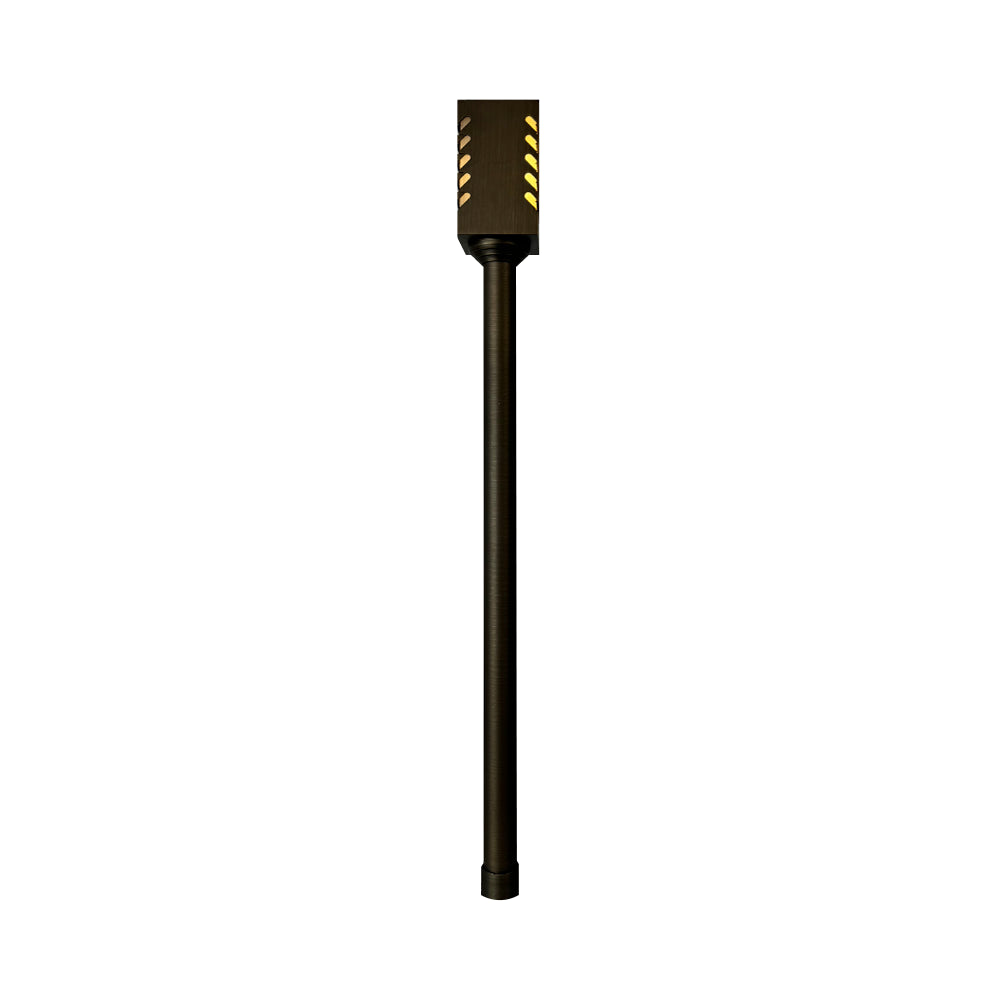 Outdoor Landscape Lighting LED 12V Low Voltage PLB24 4x/8x/12x Package Cast Brass Path and Area Light LED 12V Low Voltage Pathway Outdoor Lighting Landscape Fixture with G4 3W 3000K Bulb