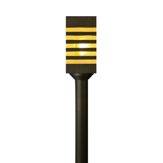 Outdoor Landscape Lighting LED 12V Low Voltage PLB24 4x/8x/12x Package Cast Brass Path and Area Light LED 12V Low Voltage Pathway Outdoor Lighting Landscape Fixture with G4 3W 3000K Bulb