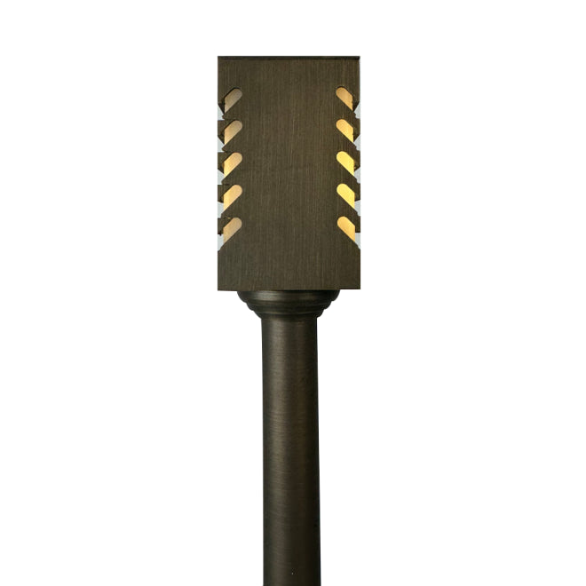 Outdoor Landscape Lighting LED 12V Low Voltage PLB24 4x/8x/12x Package Cast Brass Path and Area Light LED 12V Low Voltage Pathway Outdoor Lighting Landscape Fixture with G4 3W 3000K Bulb