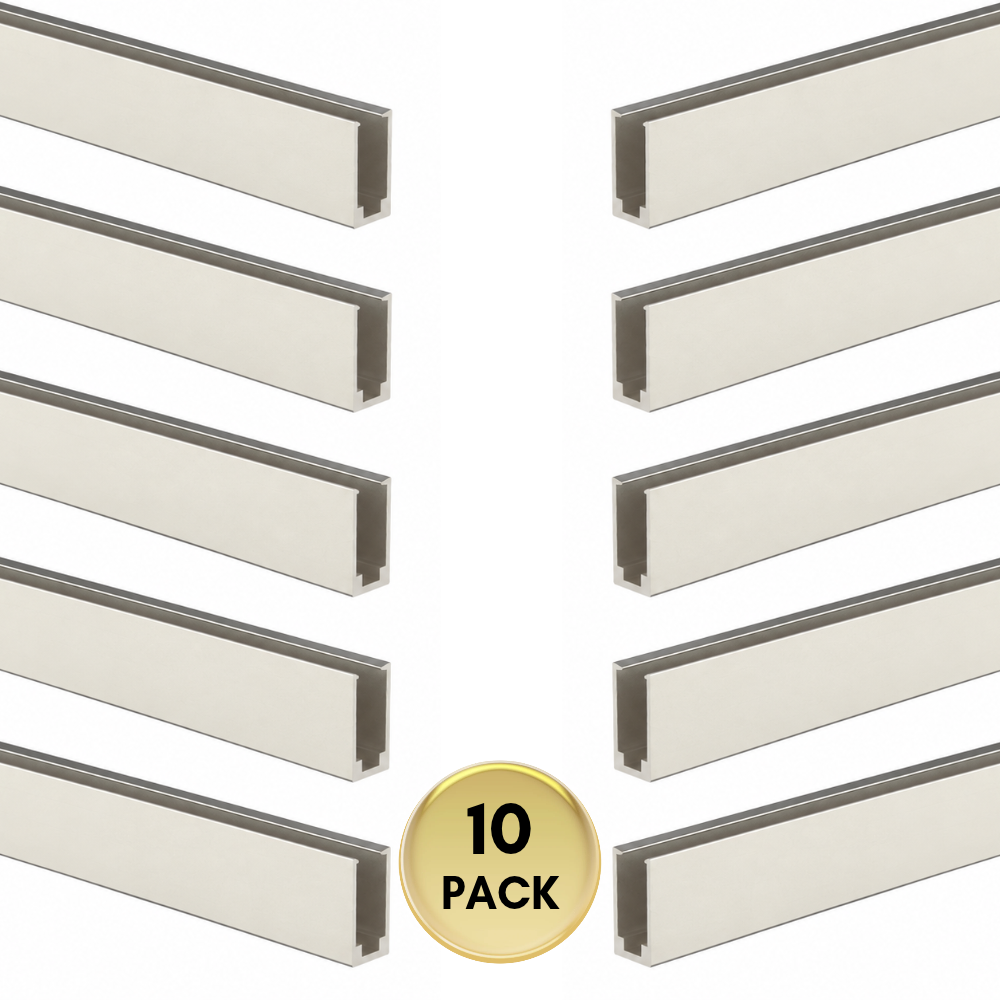 AC03 Aluminum Channel For SLN04 Neon Side Flex Strip Light 10 Pack x 39"