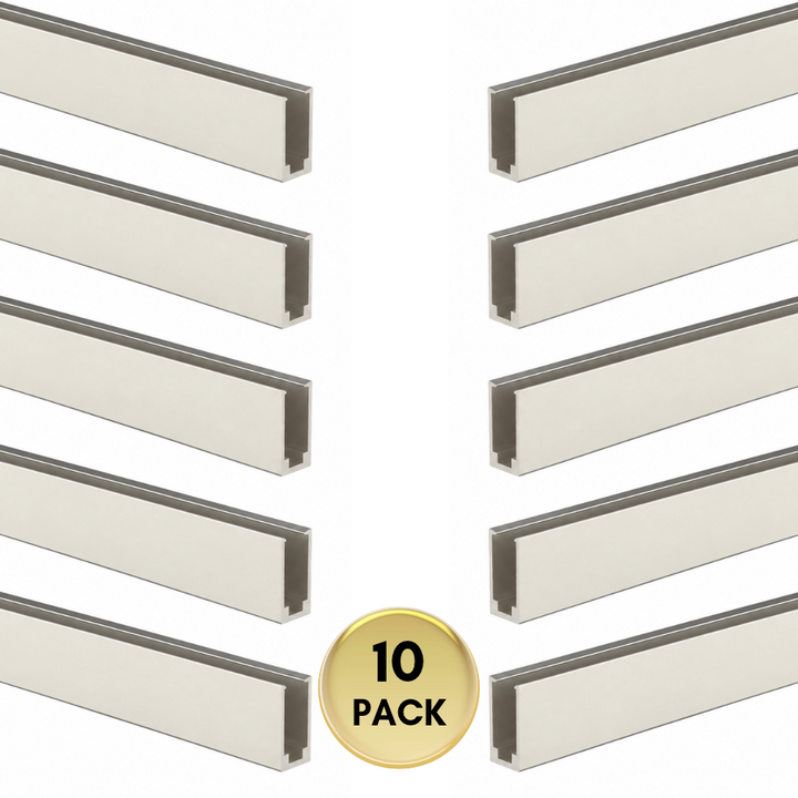 AC03 Aluminum Channel For SLN04 Neon Side Flex Strip Light 10 Pack x 39"