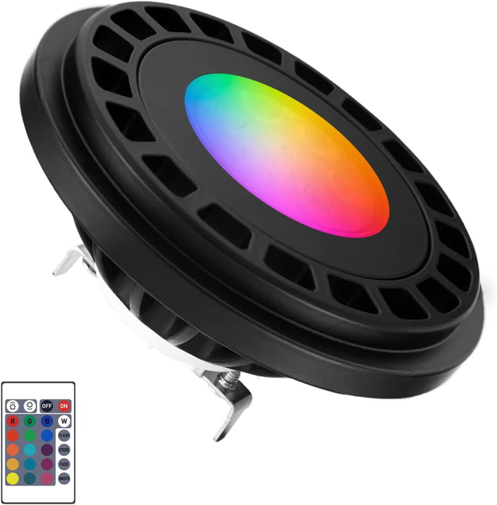 Outdoor Landscape Lighting LED 12V Low Voltage PAR36 7W LED RGBW, Remote Controlled, dimmable, IP67 waterproof Low Voltage Bulbs