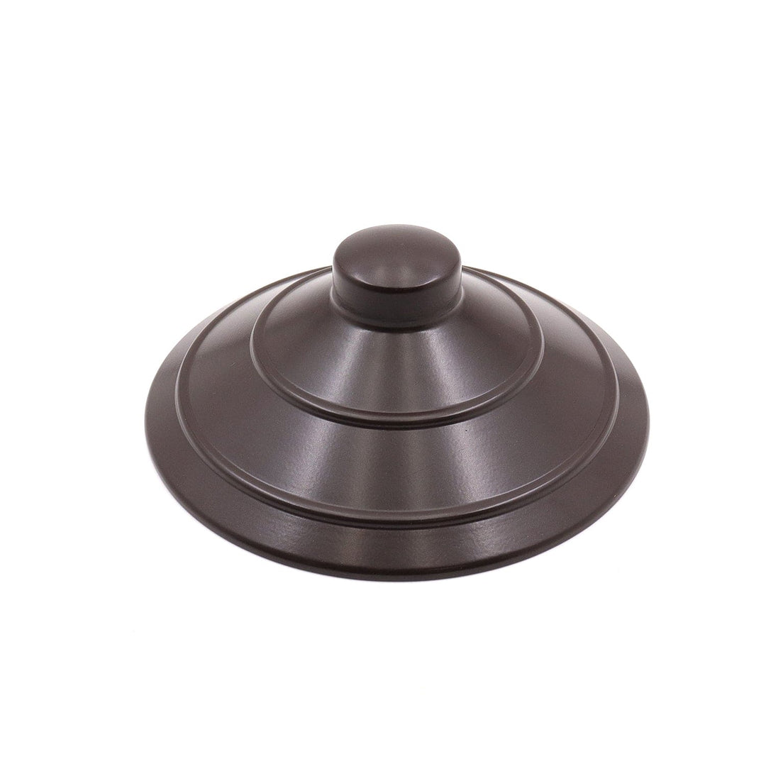 Outdoor Landscape Lighting LED 12V Low Voltage PL44A G4 Solid Aluminum Medium Mushroom Hat Path Light - Brown Finish Low Voltage Landscape Lighting