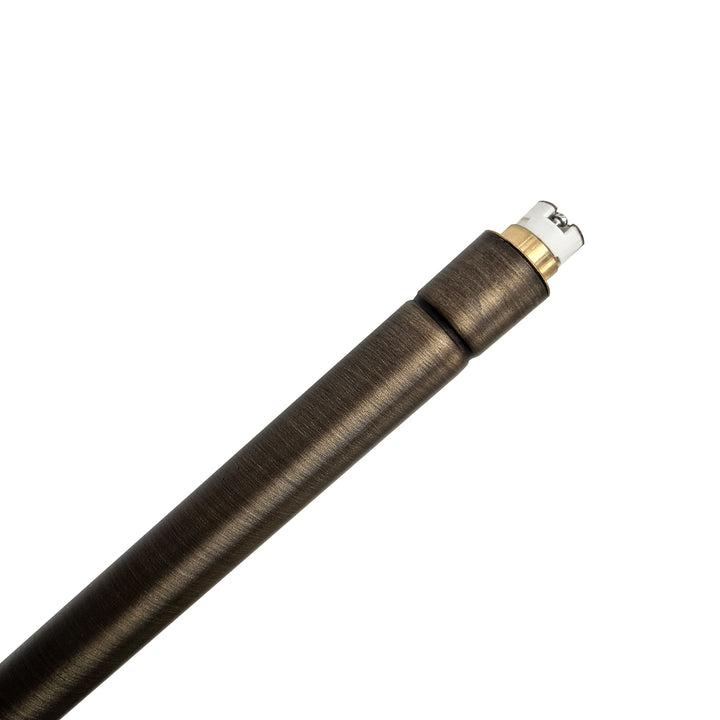 Outdoor Landscape Lighting LED 12V Low Voltage PL77B G4 Solid Brass 60" Tiki Torch Path Light - Light Bronze Finish Low Voltage Landscape Lighting