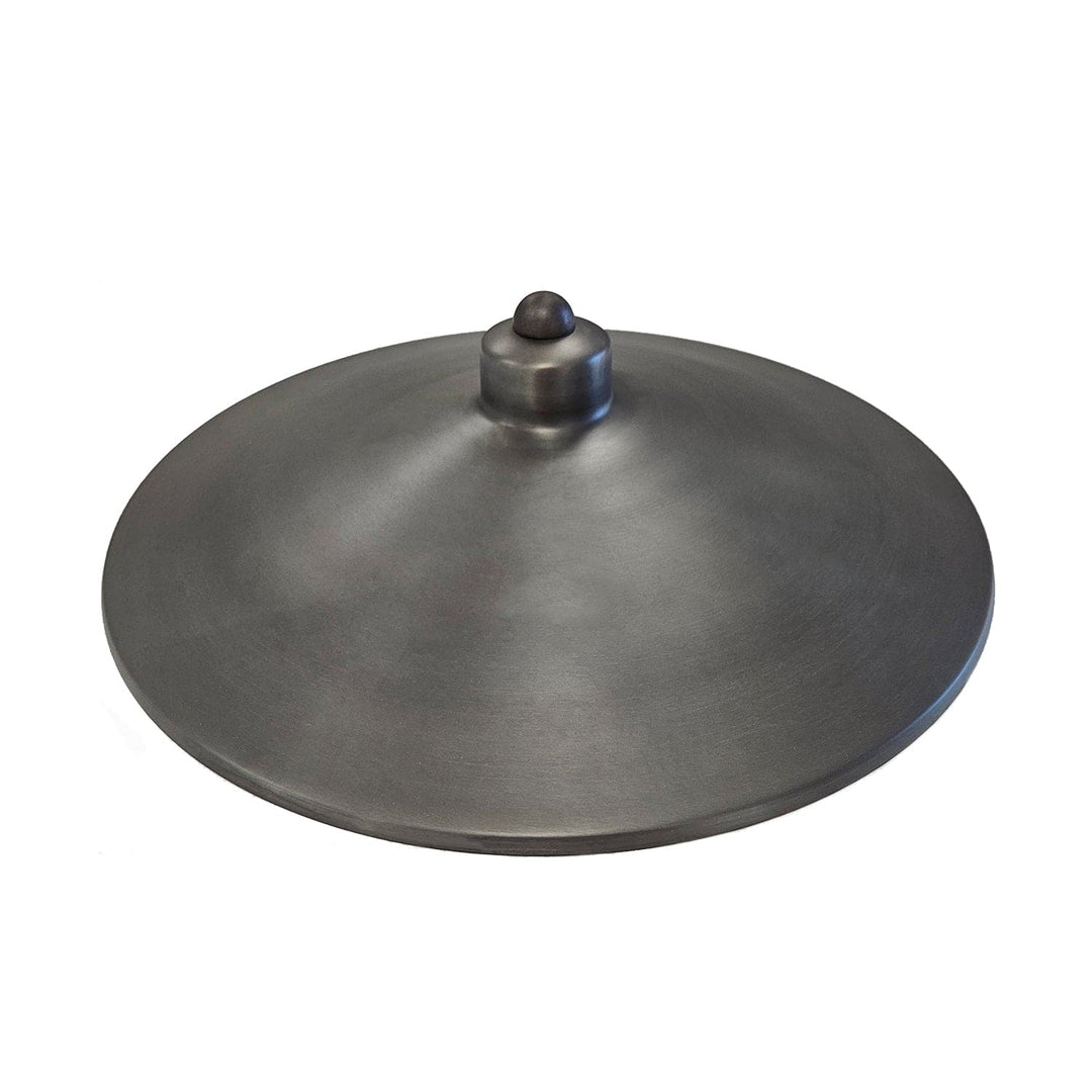 Outdoor Landscape Lighting LED 12V Low Voltage PL79B G4 Solid Brass Large Mushroom Hat Path Light - Light Bronze Finish Low Voltage Landscape Lighting