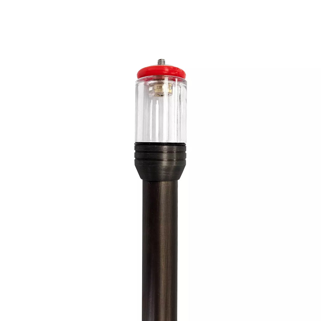 Outdoor Landscape Lighting LED 12V Low Voltage PL80B G4 Solid Brass Mushroom Hat Path Light - Light Bronze Finish Low Voltage Landscape Lighting