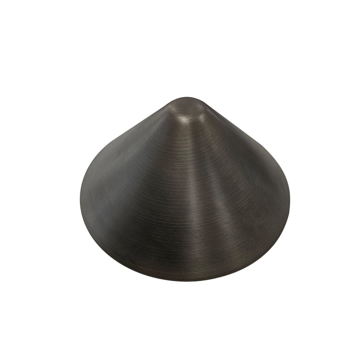 Outdoor Landscape Lighting LED 12V Low Voltage PL81B G4 Solid Brass Mushroom Hat Path Light - Light Bronze Finish Low Voltage Landscape Lighting