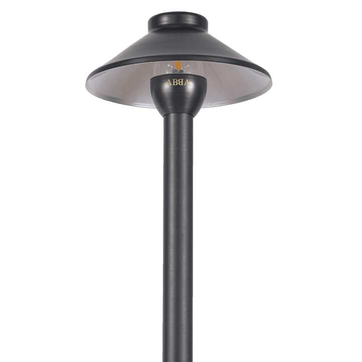 Outdoor Landscape Lighting LED 12V Low Voltage PLB02 Clear Lens Cast Brass Path Light | 12V Low Voltage Landscape Light Lamp Ready G4 Socket