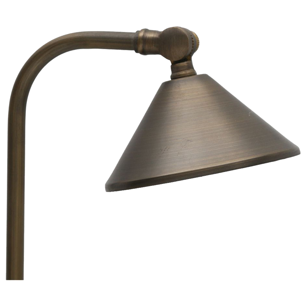 Outdoor Landscape Lighting LED 12V Low Voltage PLB05 Cast Brass Path Light | 12V Low Voltage Landscape Light Lamp Ready G4 Socket