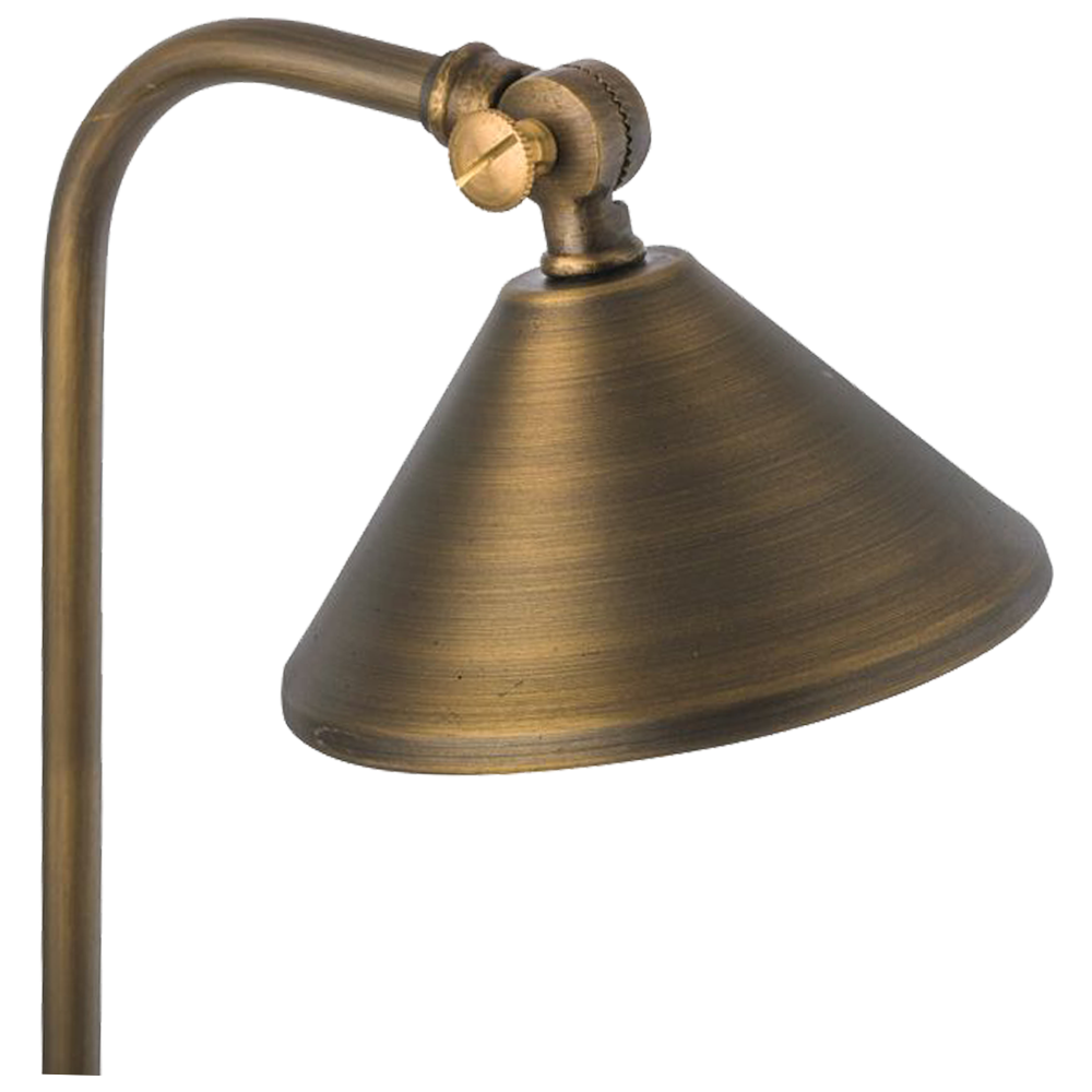 Outdoor Landscape Lighting LED 12V Low Voltage PLB05 Cast Brass Path Light | 12V Low Voltage Landscape Light Lamp Ready G4 Socket