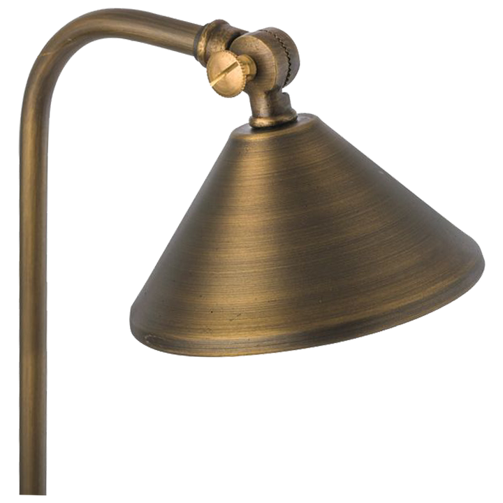 Outdoor Landscape Lighting LED 12V Low Voltage PLB05 Cast Brass Path Light | 12V Low Voltage Landscape Light Lamp Ready G4 Socket