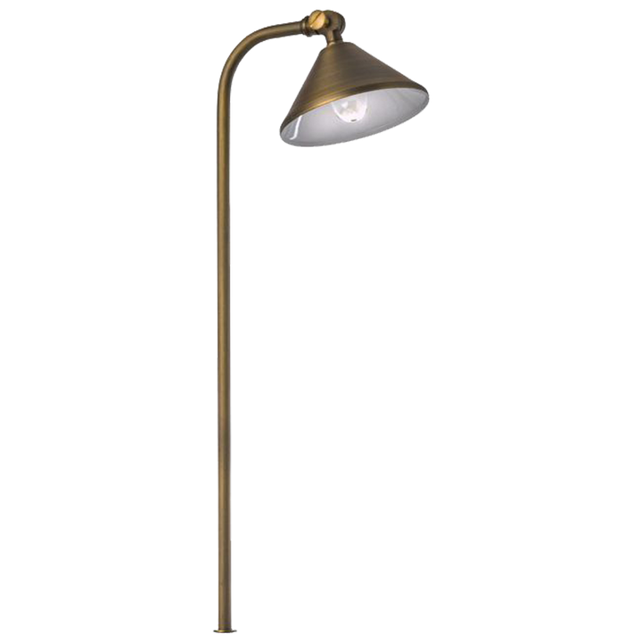Outdoor Landscape Lighting LED 12V Low Voltage PLB05 4x/8x/12x Package LED 12V Low Voltage Landscape Brass Lighting Directional Pathway Light with G4 2W 3000K Bulb