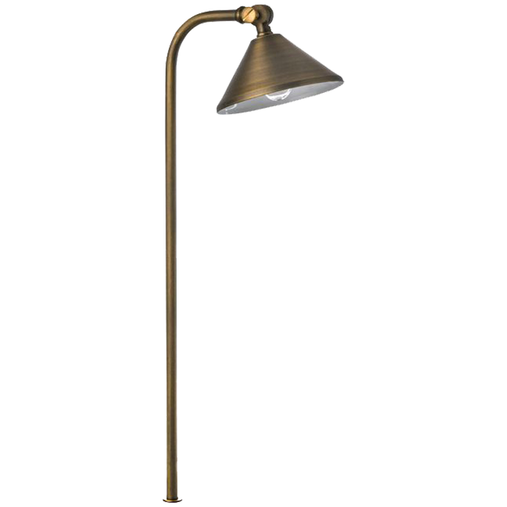 Outdoor Landscape Lighting LED 12V Low Voltage PLB05 Cast Brass Path Light | 12V Low Voltage Landscape Light Lamp Ready G4 Socket