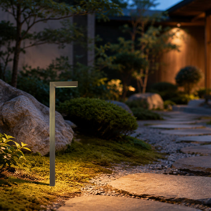 Outdoor Landscape Lighting LED 12V Low Voltage PLB07 Cast Brass Path Light | 3W 3000K Warm White Integrated LED 12V Low Voltage Landscape Light