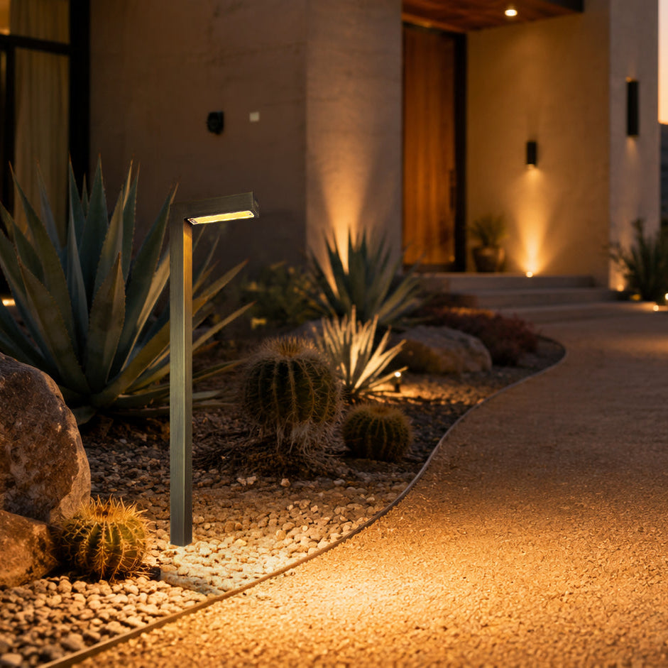 Outdoor Landscape Lighting LED 12V Low Voltage PLB10 Cast Brass Path Light | 12V Low Voltage Landscape Light Lamp Ready G4 Socket