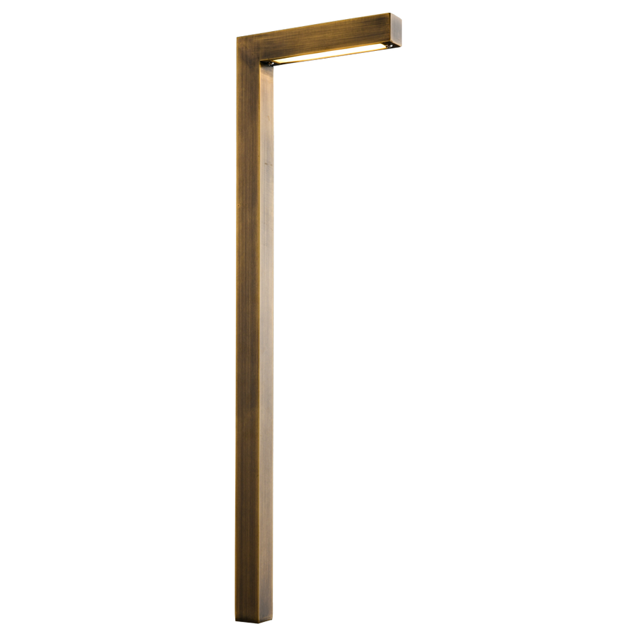 Outdoor Landscape Lighting LED 12V Low Voltage PLB10 Cast Brass Path Light | 12V Low Voltage Landscape Light Lamp Ready G4 Socket