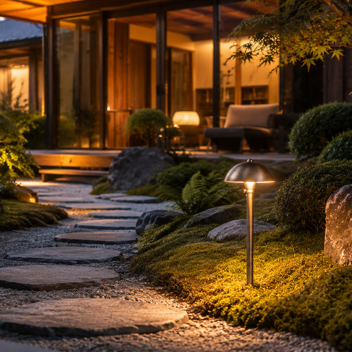 Outdoor Landscape Lighting LED 12V Low Voltage PLB08 Cast Brass Path Light | 12V Low Voltage Landscape Light Lamp Ready G4 Socket