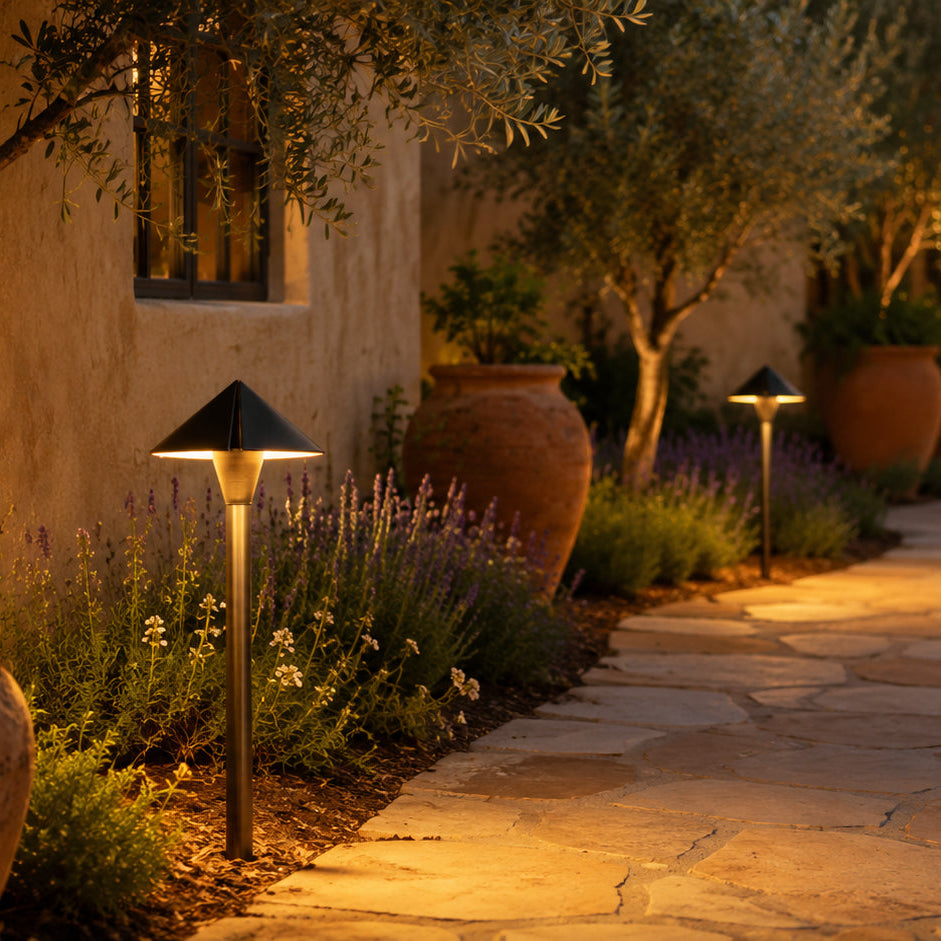 Outdoor Landscape Lighting LED 12V Low Voltage PLB19 Brass LED 12V Low Voltage Pathway Outdoor Lighting Landscape Fixture Lamp Ready G4 Socket