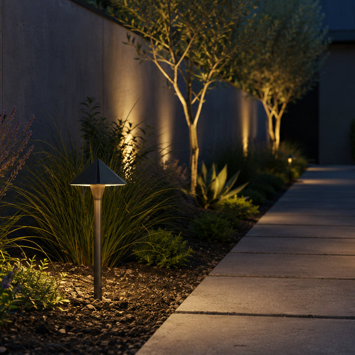 Outdoor Landscape Lighting LED 12V Low Voltage PLB19 Brass LED 12V Low Voltage Pathway Outdoor Lighting Landscape Fixture Lamp Ready G4 Socket