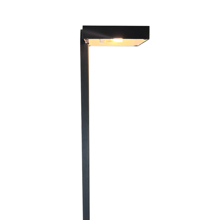 Outdoor Landscape Lighting LED 12V Low Voltage PLB20 Cast Brass Square Top LED 12V Low Voltage Pathway Outdoor Lighting Landscape Fixture Lamp Ready G4 Socket Dark Brass