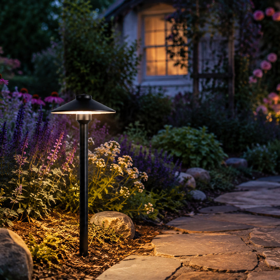 Outdoor Landscape Lighting LED 12V Low Voltage PLB26 Cast Brass Path Light | 12V Low Voltage Landscape Light Lamp Ready G4 Socket