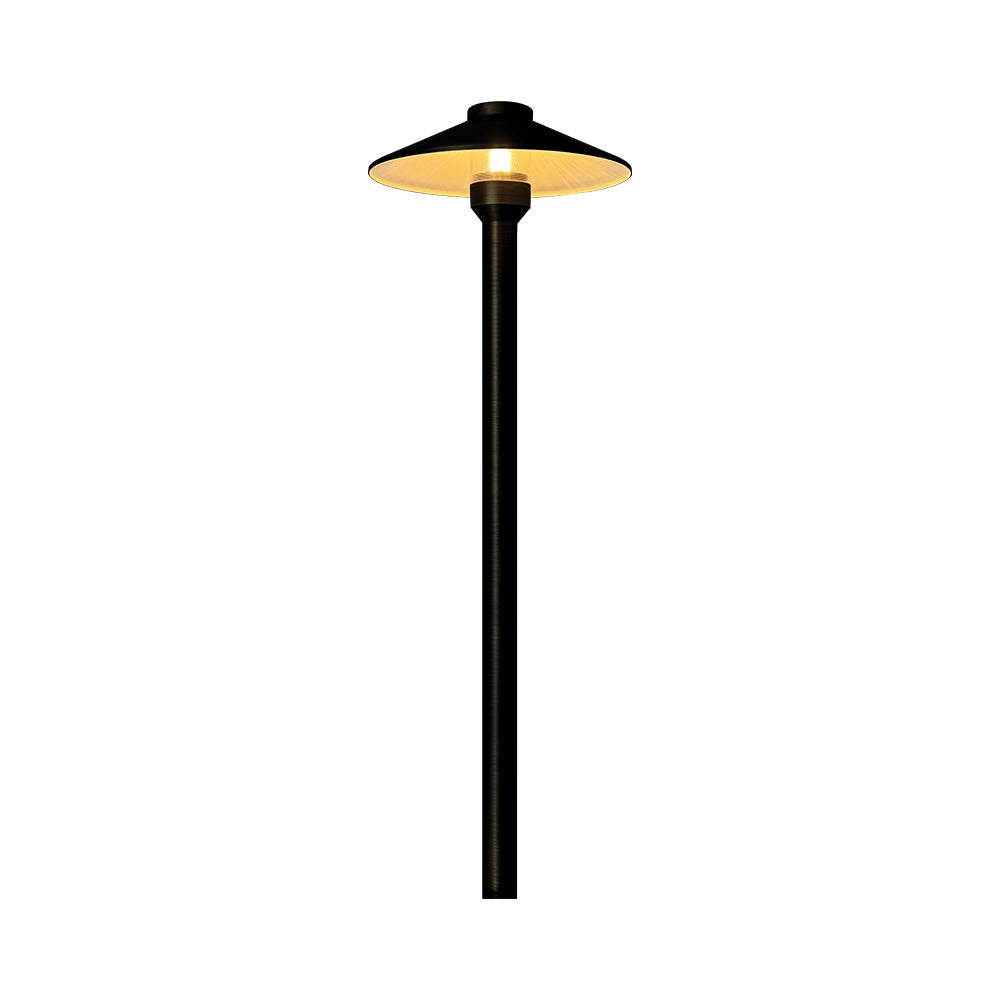 Outdoor Landscape Lighting LED 12V Low Voltage PLB26 4x/8x/12x Package Outdoor Garden Pathway Light | 12V Low Voltage Brass Path Light with G4 3W 3000K Bulb