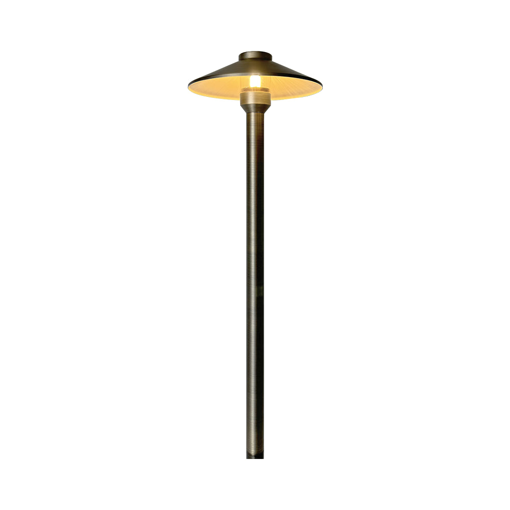 Outdoor Landscape Lighting LED 12V Low Voltage PLB26 4x/8x/12x Package Outdoor Garden Pathway Light | 12V Low Voltage Brass Path Light with G4 3W 3000K Bulb