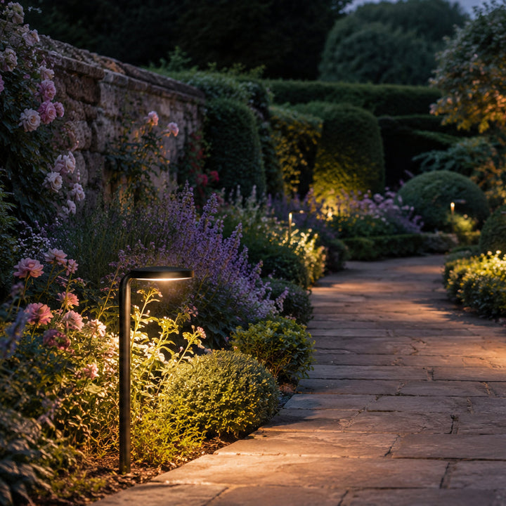 PLB27 4W 3000K  Integrated LED Outdoor Garden Pathway Light | 12V Low Voltage Brass Path Light