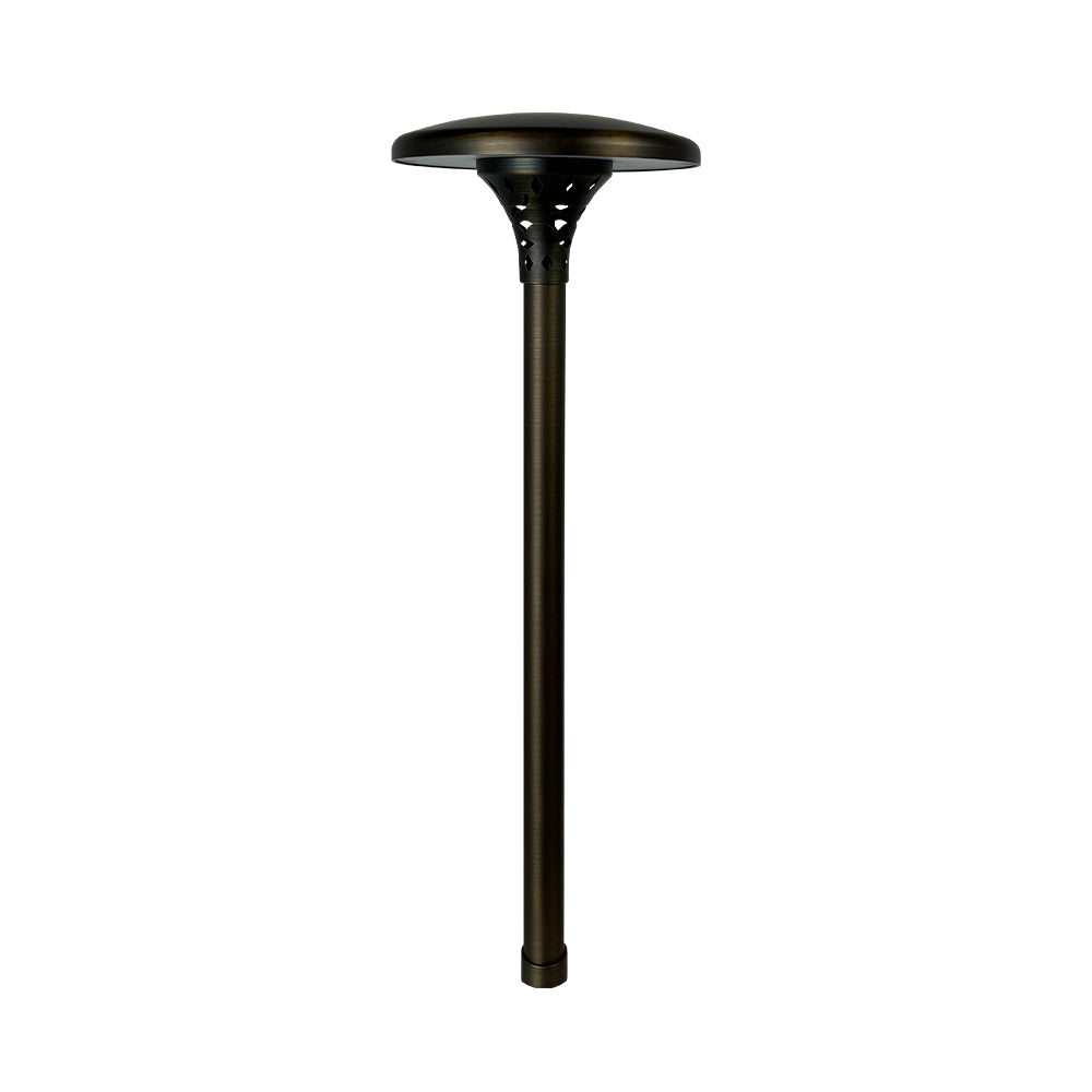 Outdoor Landscape Lighting LED 12V Low Voltage PLB28 4x/8x/12x Package Outdoor Garden Pathway Light | 12V Low Voltage Brass Path Light 4W 3000K Integrated LED