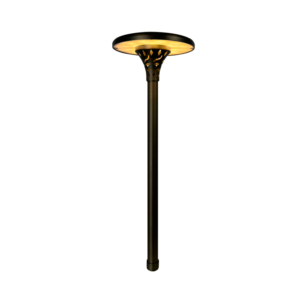 Outdoor Landscape Lighting LED 12V Low Voltage PLB28 4x/8x/12x Package Outdoor Garden Pathway Light | 12V Low Voltage Brass Path Light 4W 3000K Integrated LED