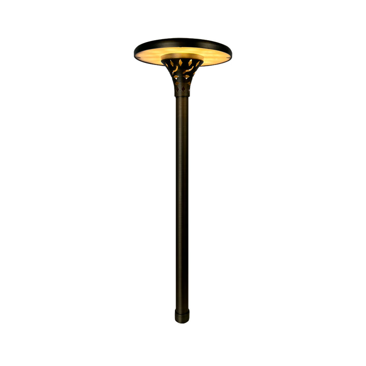 Outdoor Landscape Lighting LED 12V Low Voltage PLB28 4x/8x/12x Package Outdoor Garden Pathway Light | 12V Low Voltage Brass Path Light 4W 3000K Integrated LED