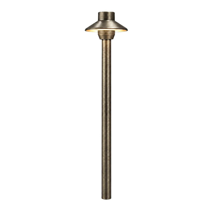 Outdoor Landscape Lighting LED 12V Low Voltage PLB30 Cast Brass Path Light | Lamp Ready 12V Low Voltage Landscape Light G4 Socket