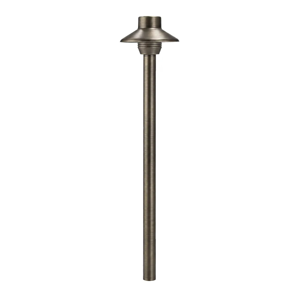 Outdoor Landscape Lighting LED 12V Low Voltage PLB30 Cast Brass Path Light | Lamp Ready 12V Low Voltage Landscape Light G4 Socket