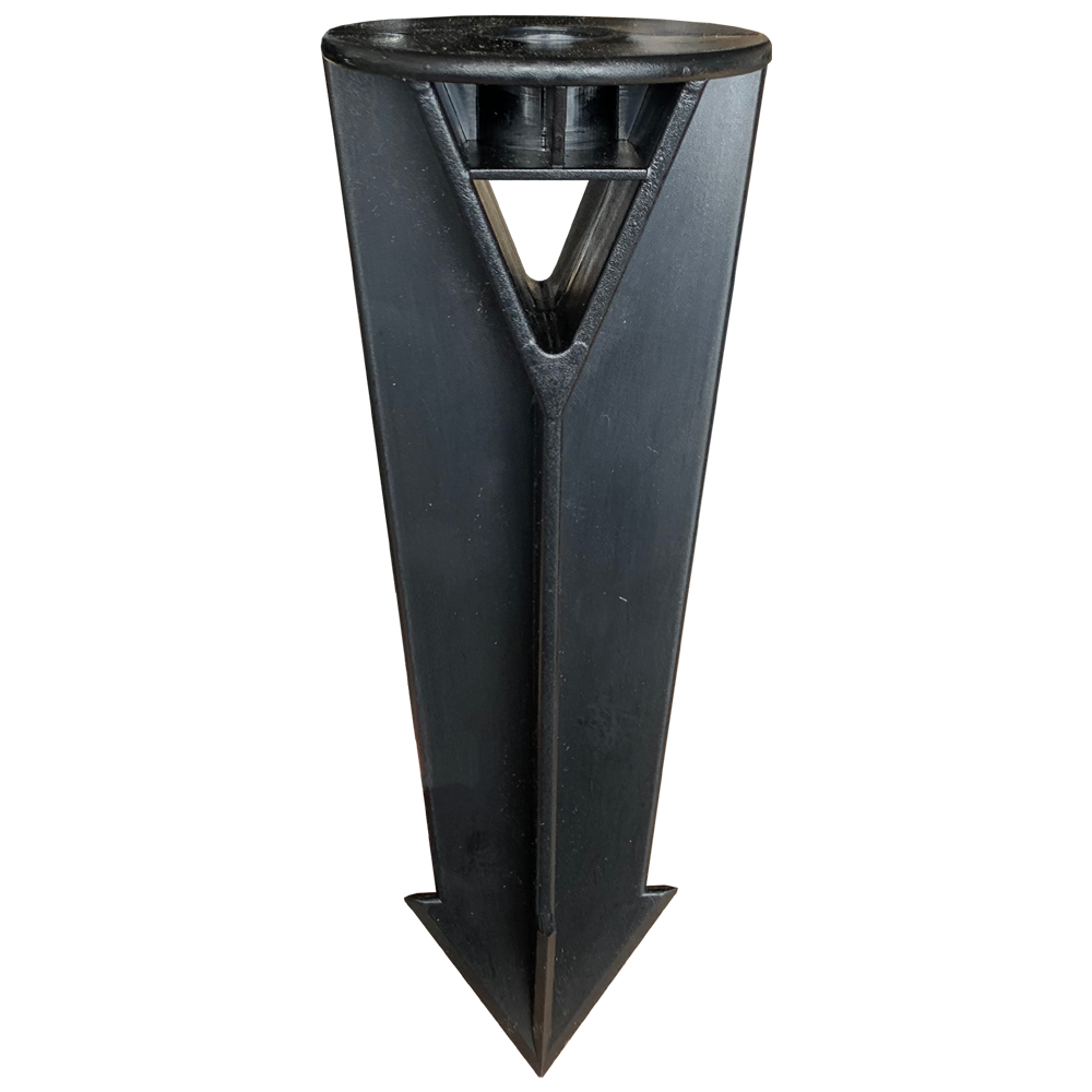 Outdoor Landscape Lighting LED 12V Low Voltage PS3 Heavy Duty 1/2" ABS Plastic Spike | Landscape Lighting Accessory
