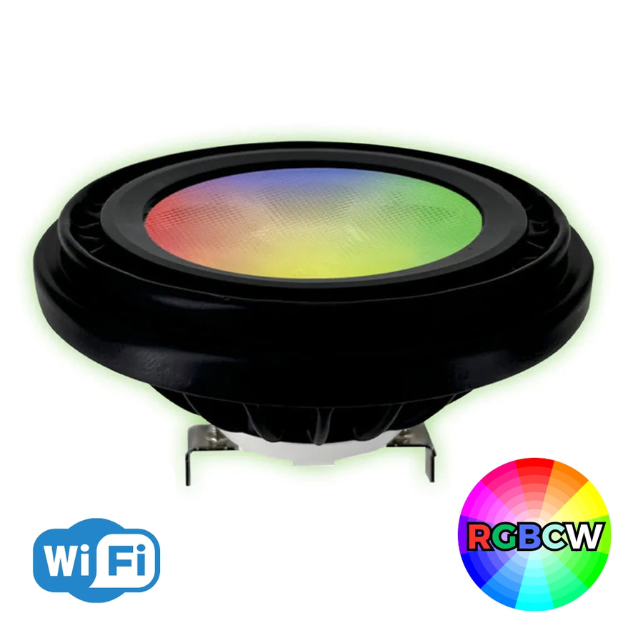 Outdoor Landscape Lighting LED 12V Low Voltage PAR36 12W LED RGB + Tunable 2700K-5000K, 12W, Smartphone Controlled, Dimmable, W-Fi Controlled IP67 Waterproof Low Voltage Bulbs