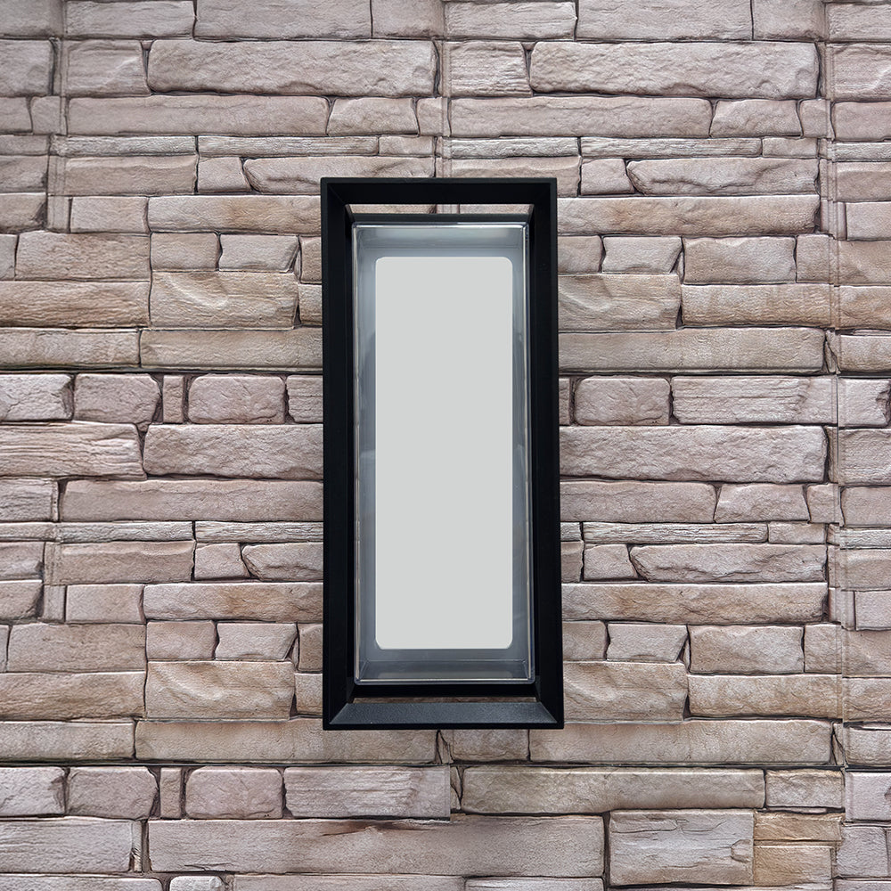 Outdoor Landscape Lighting LED 12V Low Voltage SCA01-14 Integrated LED 22W RGBCW Bluetooth Control 14″x6.2″x4.9″ 12V Low Voltage Aluminum Wall Sconce Lighting IP65 Waterproof