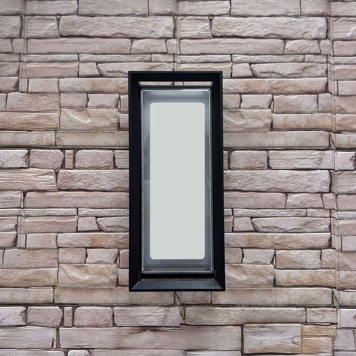 Outdoor Landscape Lighting LED 12V Low Voltage SCA01-14 Integrated LED 22W RGBCW Bluetooth Control 14″x6.2″x4.9″ 12V Low Voltage Aluminum Wall Sconce Lighting IP65 Waterproof