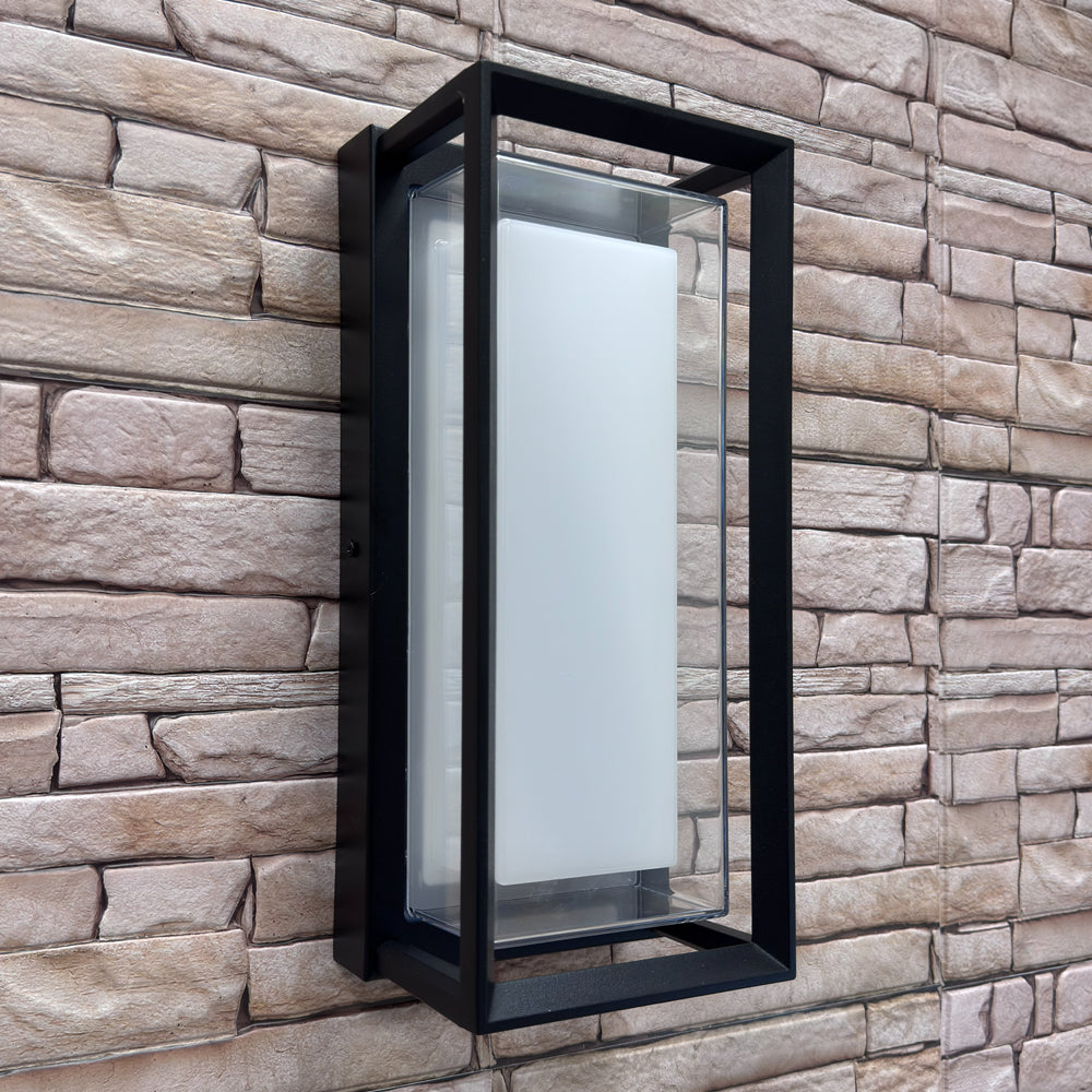 Outdoor Landscape Lighting LED 12V Low Voltage SCA01-14 Integrated LED 22W RGBCW Bluetooth Control 14″x6.2″x4.9″ 12V Low Voltage Aluminum Wall Sconce Lighting IP65 Waterproof